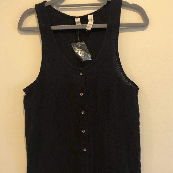 Free People knit black jumpsuit NWOT - Picture 3 of 7